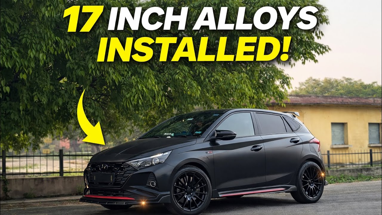 Installing 17 Inches Low Profile Tyres on my I20 Nline | PS MotoTube 