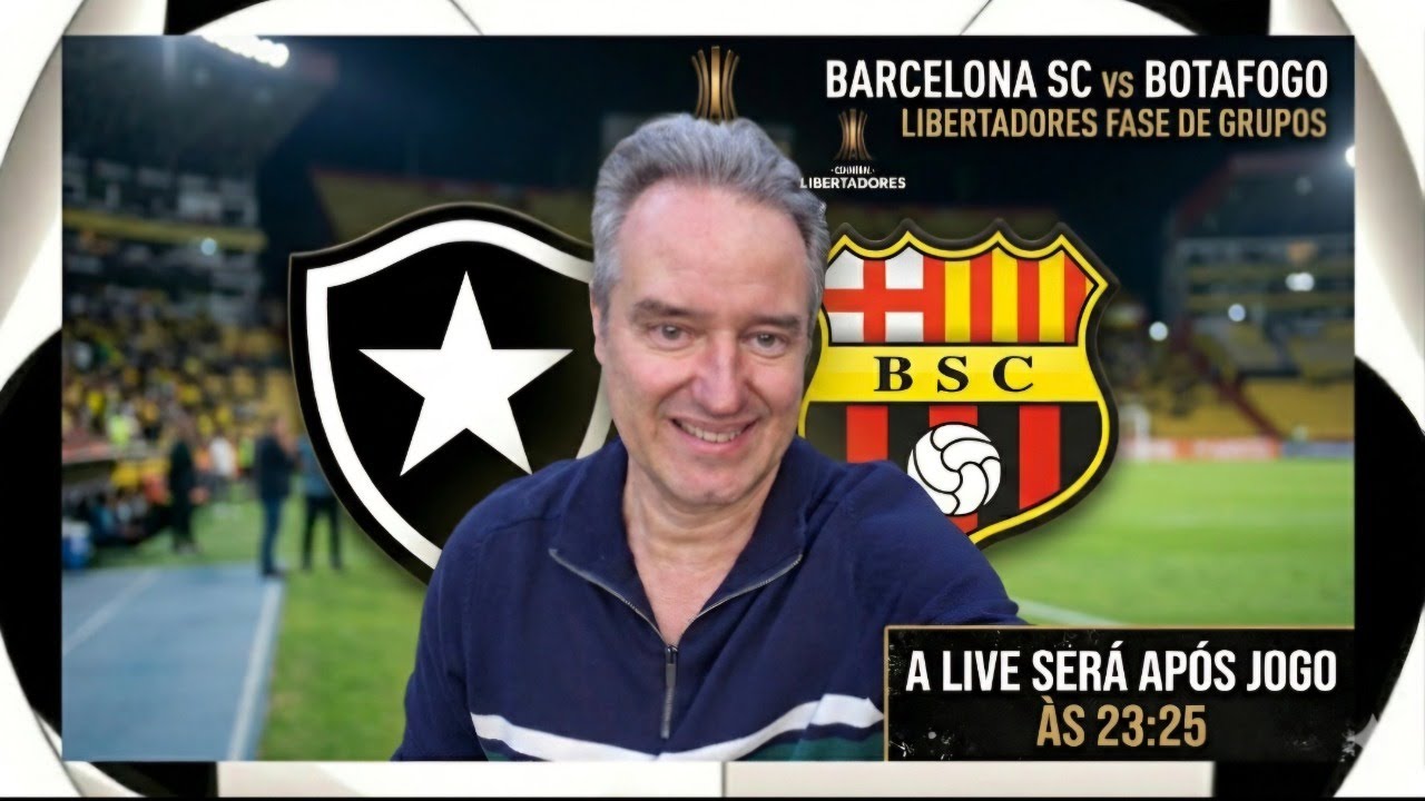 LIVE PÓS-JOGO! BARCELONA 🆚 BOTAFOGO 1-1 | LIBERTADORES 2026 | ANÁLISE COMPLETA