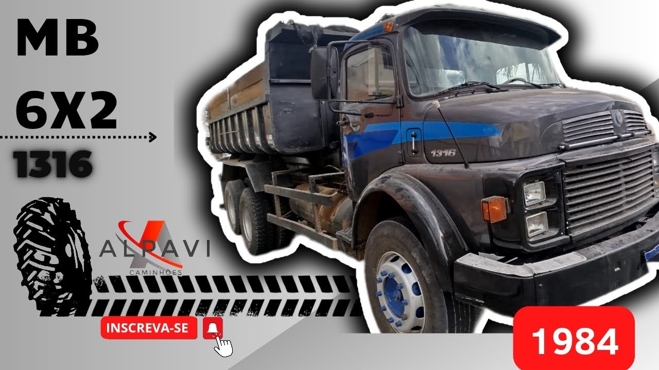 Mercedes Benz 1316 Cara Preta Basculante a Venda Ligue 12 97406-2916 ( 1513 1313 1113 1518 1317 )
