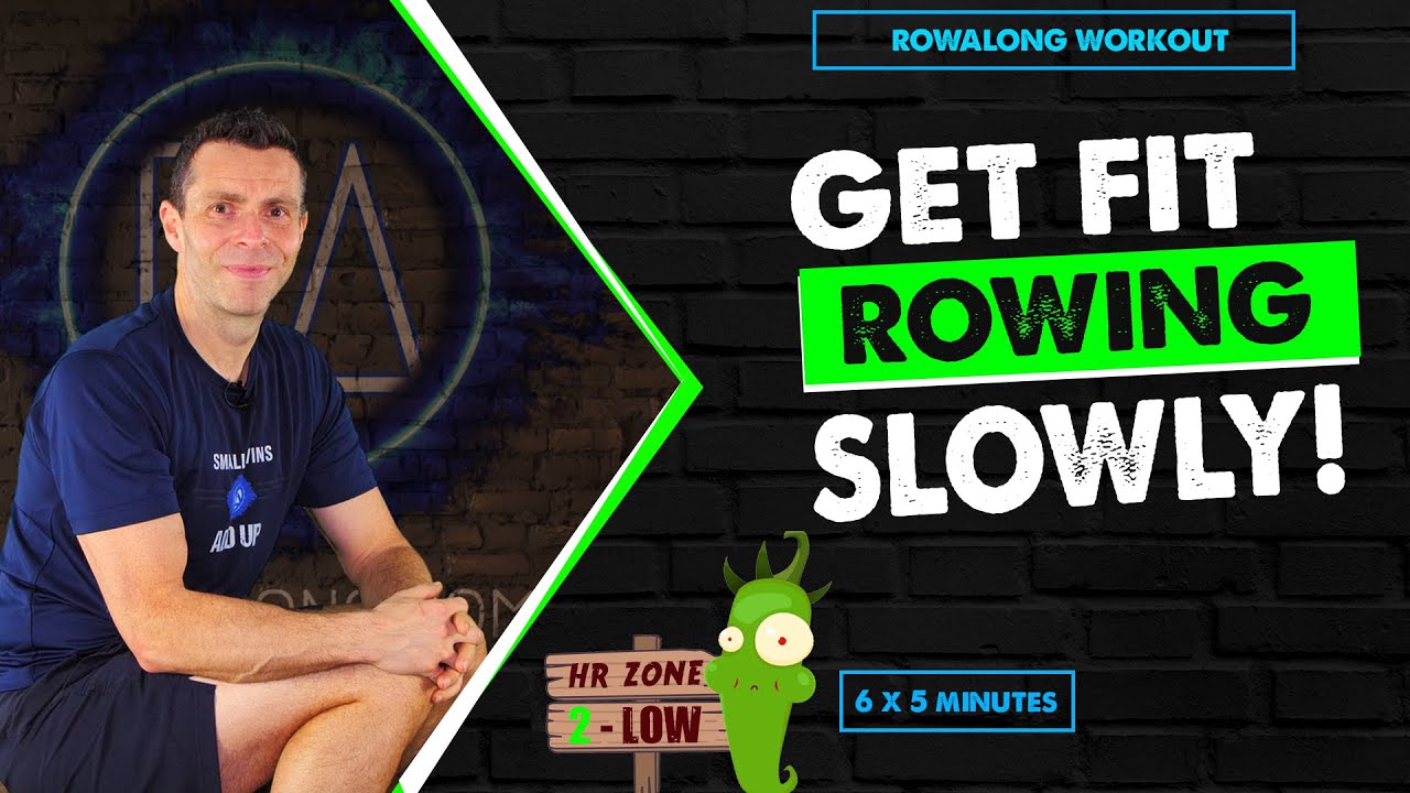 6 x 5 minute RowAlong at Low Intensity - Zone 2 HR: Get Fit 13