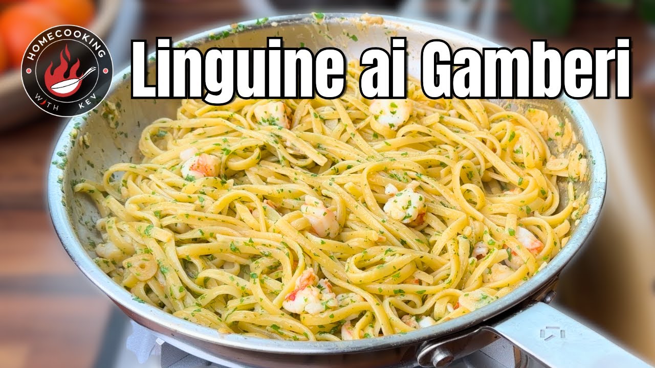Linguine ai Gamberi 🇮🇹 | Neapolitan Shrimp Pasta (Easy)