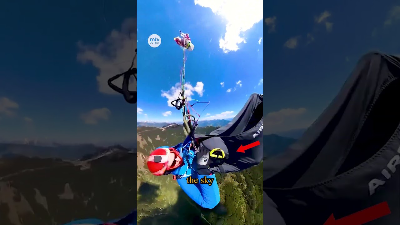 A Plane Crashed Into Her Paraglider...