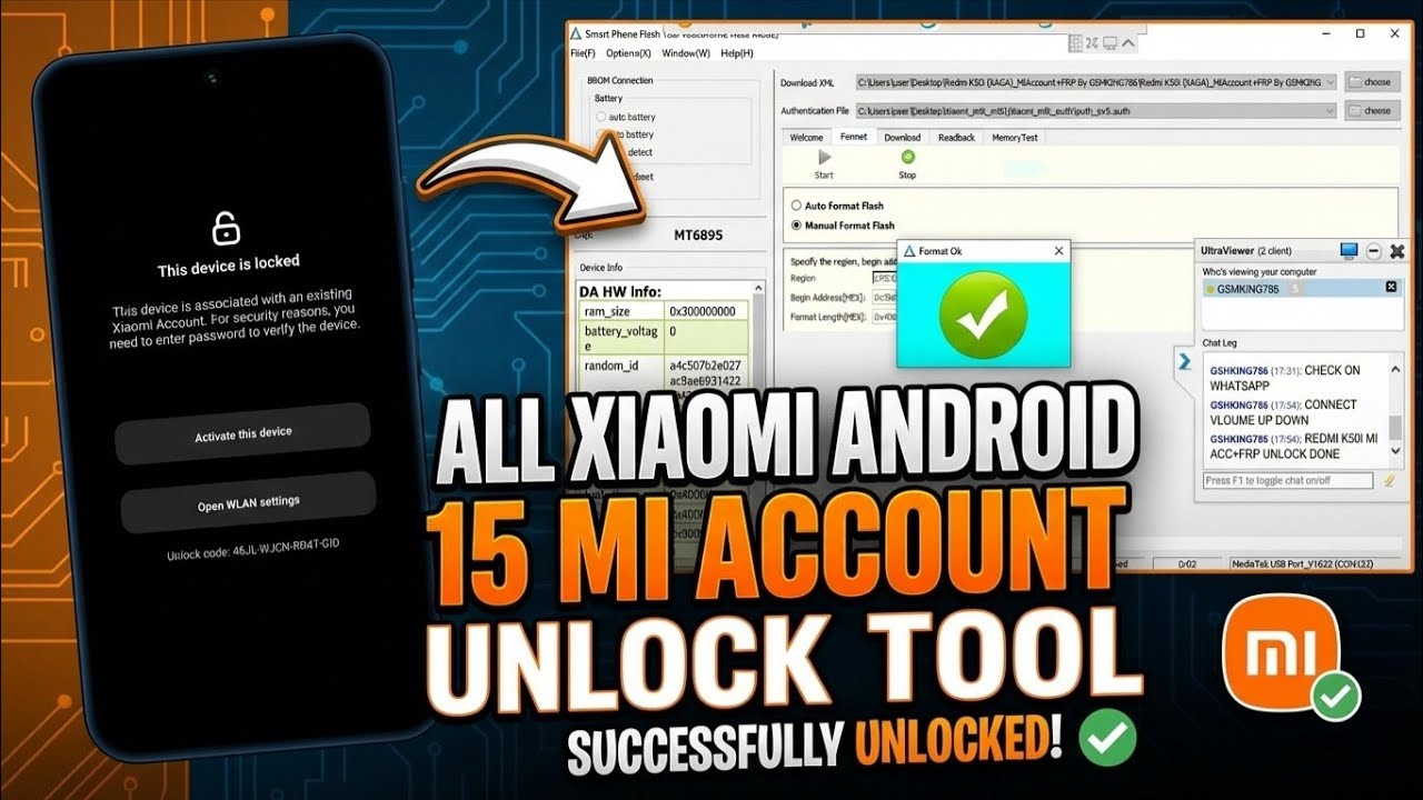 All Xiaomi Redmi mi account frp unlock tool mi cloud 100% working 2026