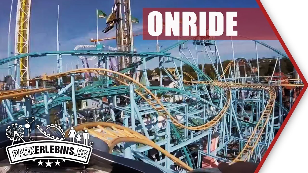Vilda Musen - Gr&ouml;na Lund - Gerstlauer Bobsled Coaster POV OnRide (Mitfahr-Video)
