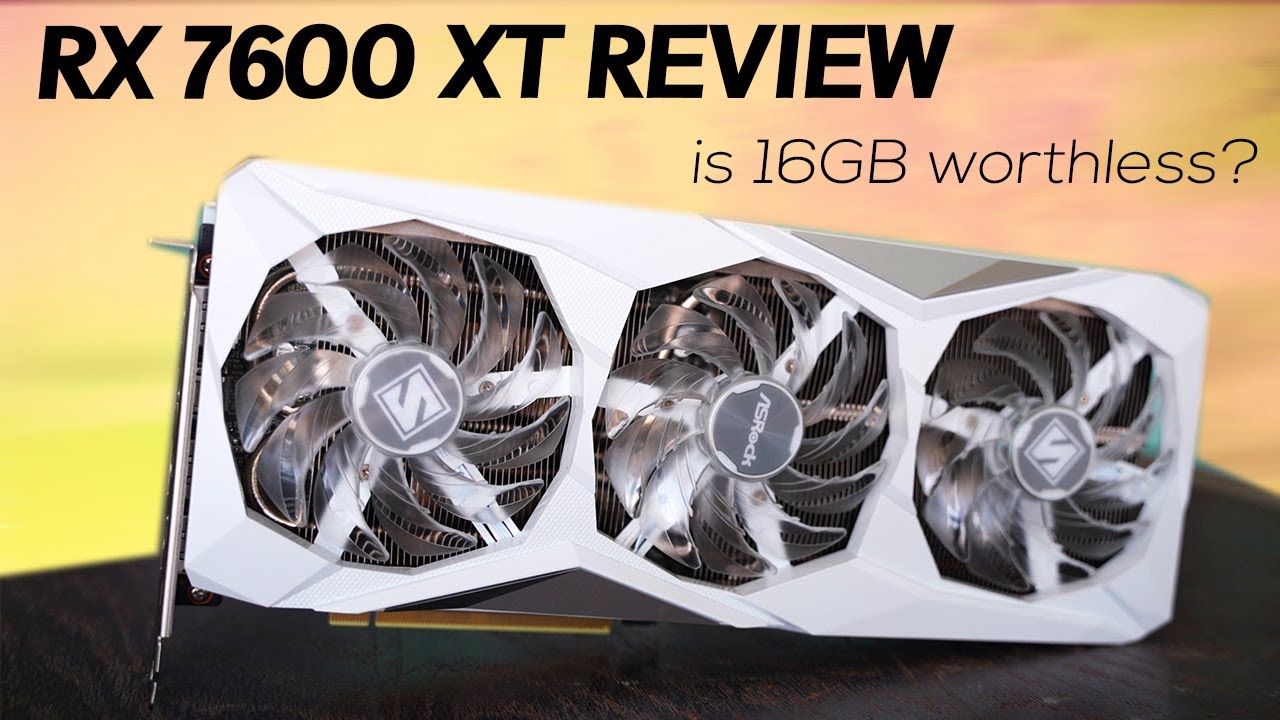 ASRock RX 7600 XT 16 ГБ.... (против RTX 4060, 3060 и RX 6700 XT)