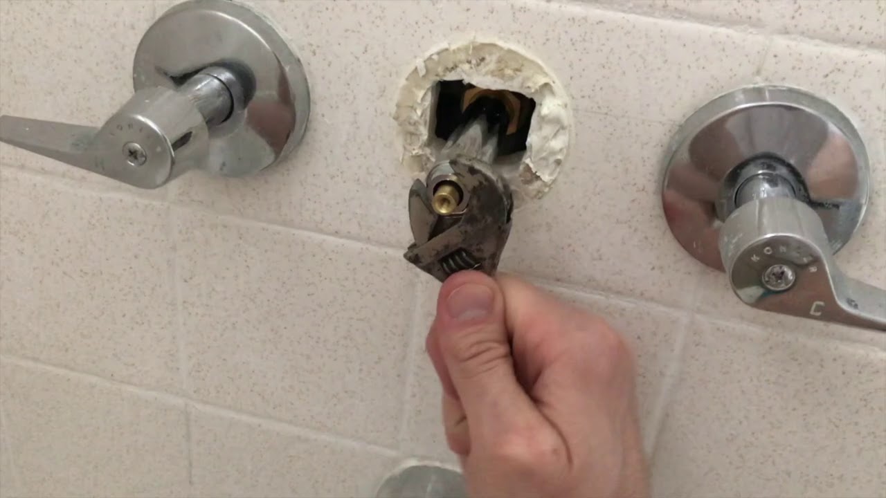 How to repair replace 3 way Shower Faucet Diverter - FAST & EASY!
