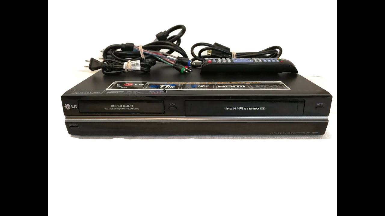 LG RC797T DVD & VCR Dubbing Recorder Combo VHS Player HDMI for sale on eBay