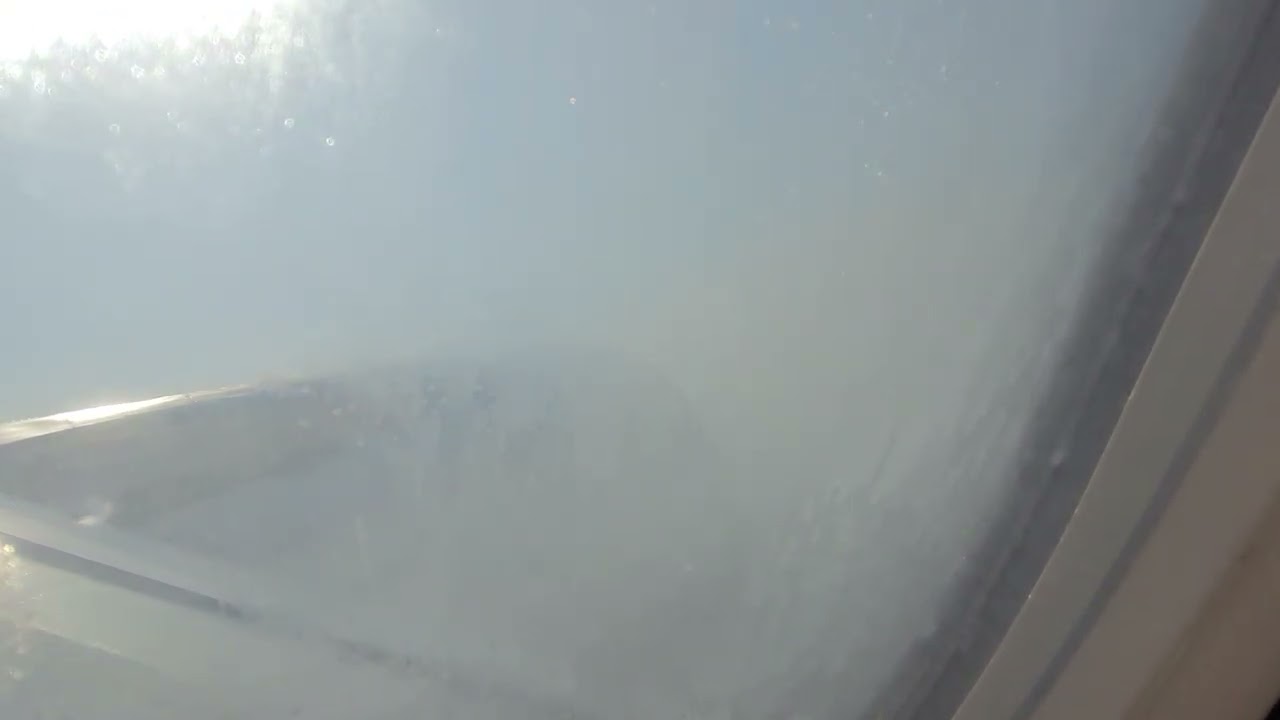 Nothing to See Below! Gulf Air A320 Flying Through Desert Sand in Manama