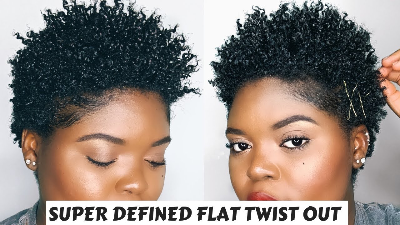MOST DEFINED FLAT TWIST OUT ON SHORT NATURAL HAIR | LOLA WILLIAMS