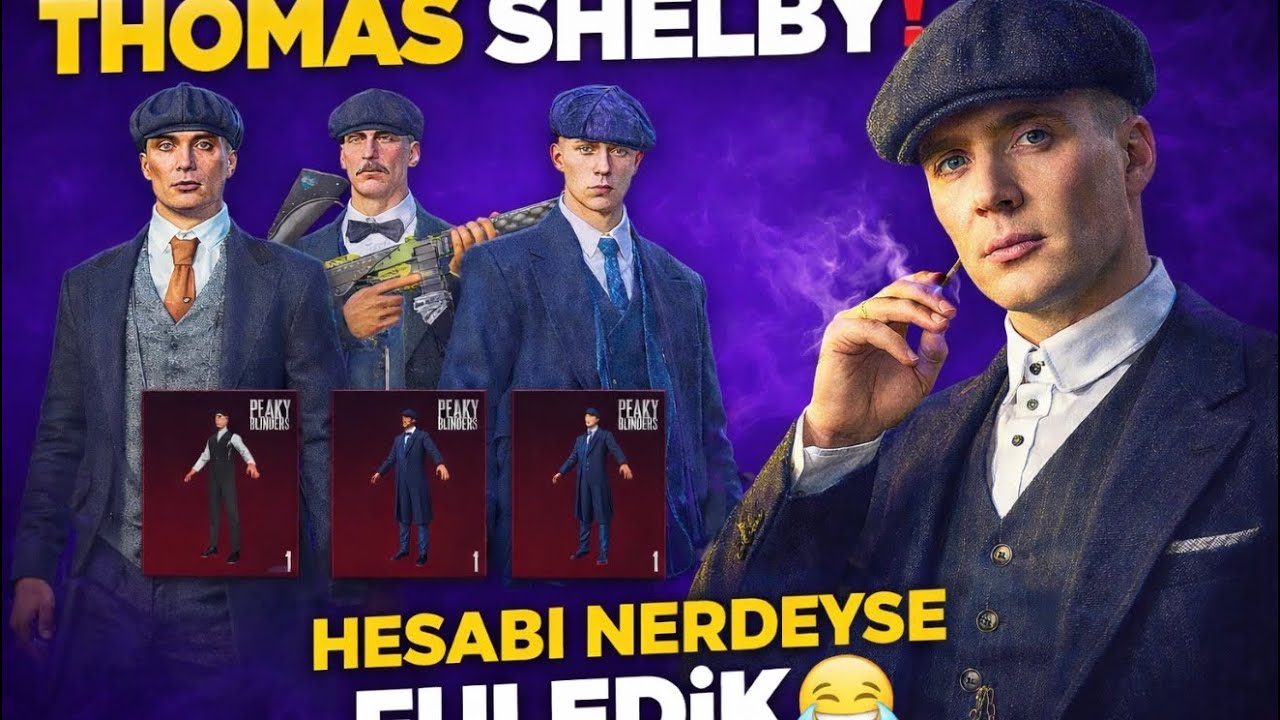 Thomas  shelby i aldık geri kalan uceylede şans denedik 