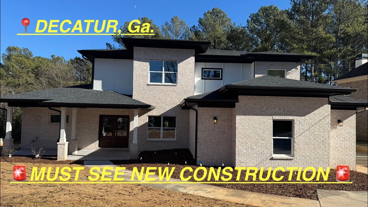 🚨MUST SEE🚨Come on a walk with me through this new construction home in Decatur, Ga.
