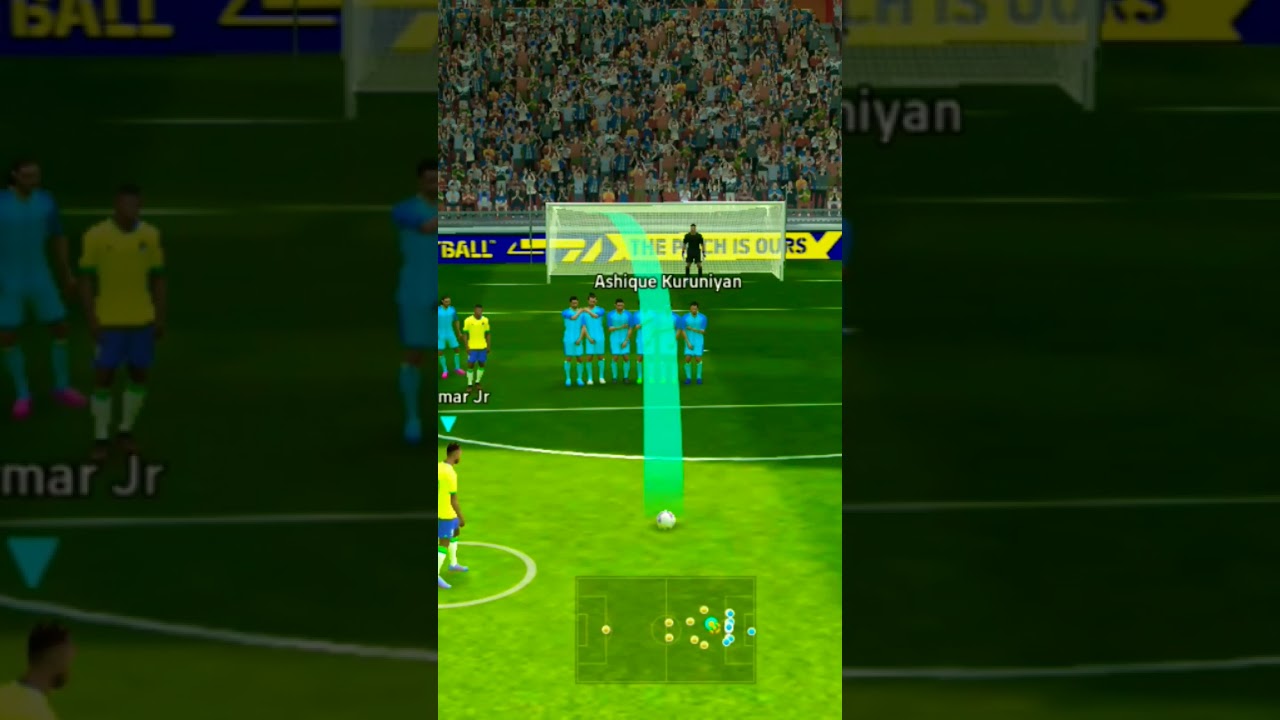 NEYMAR FREE KICK GOAL SKILLS IQ 🥶🥶🥶 200#pesfans #pes2023 #neymarskills  #shortsfeed