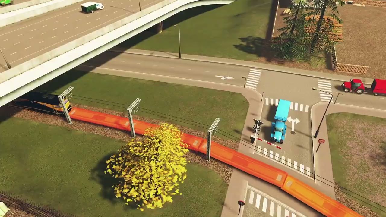 Cities Skylines - Indiana Rennburg - All Cargo Trains is super busy part 1.
