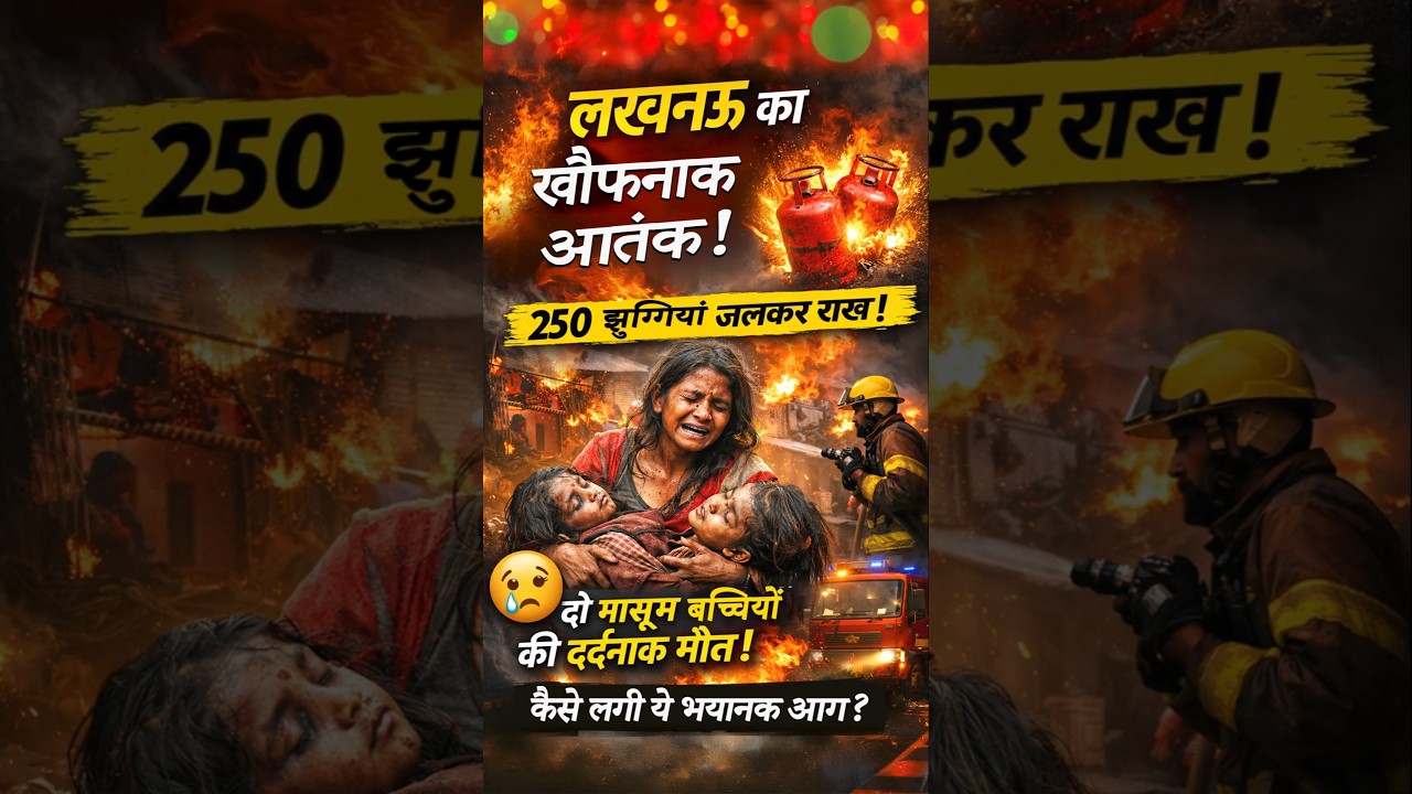 Lucknow Vikas Nagar Fire 🔥 | A small mistake left 1000 people homeless!