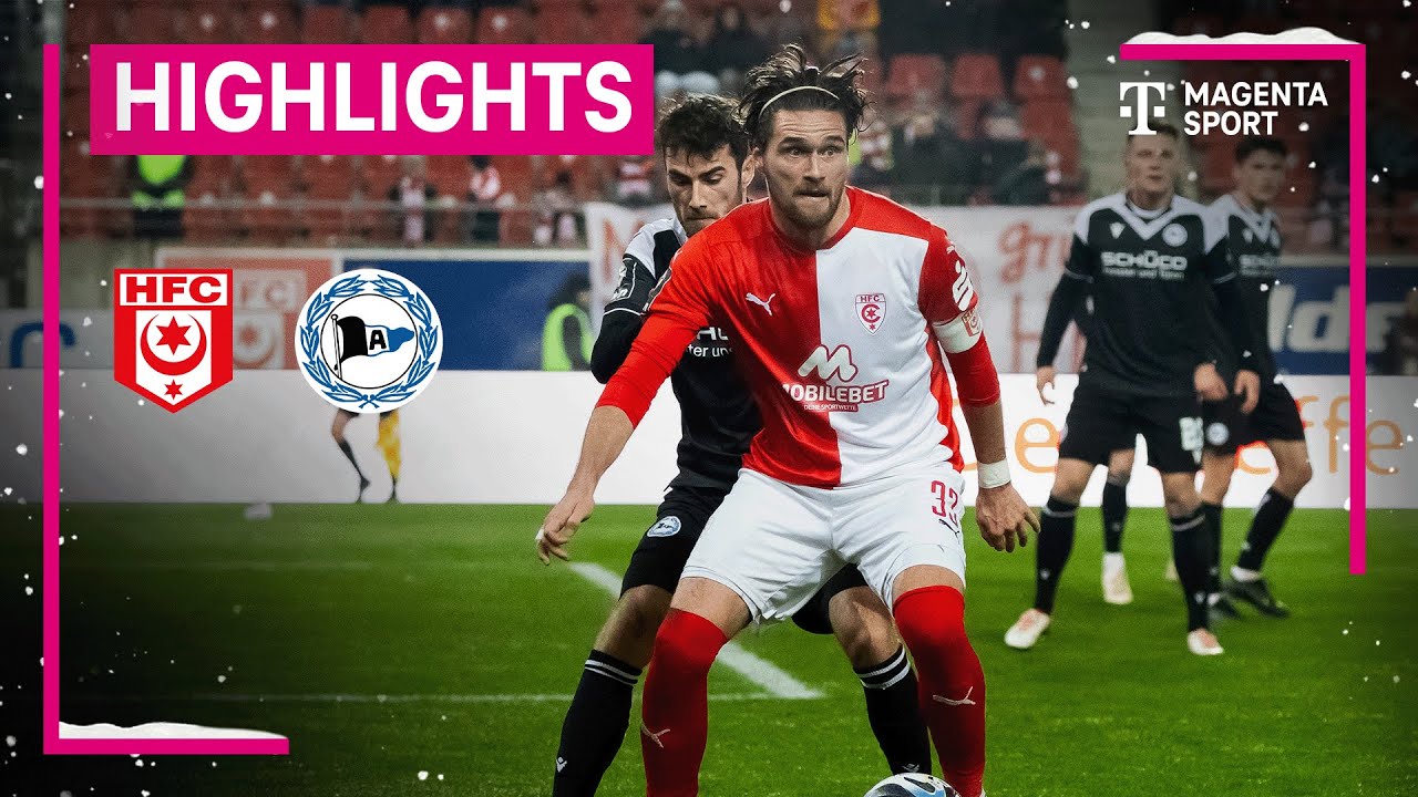 Hallescher FC - DSC Arminia Bielefeld  | Highlights 3. Liga | MAGENTA SPORT