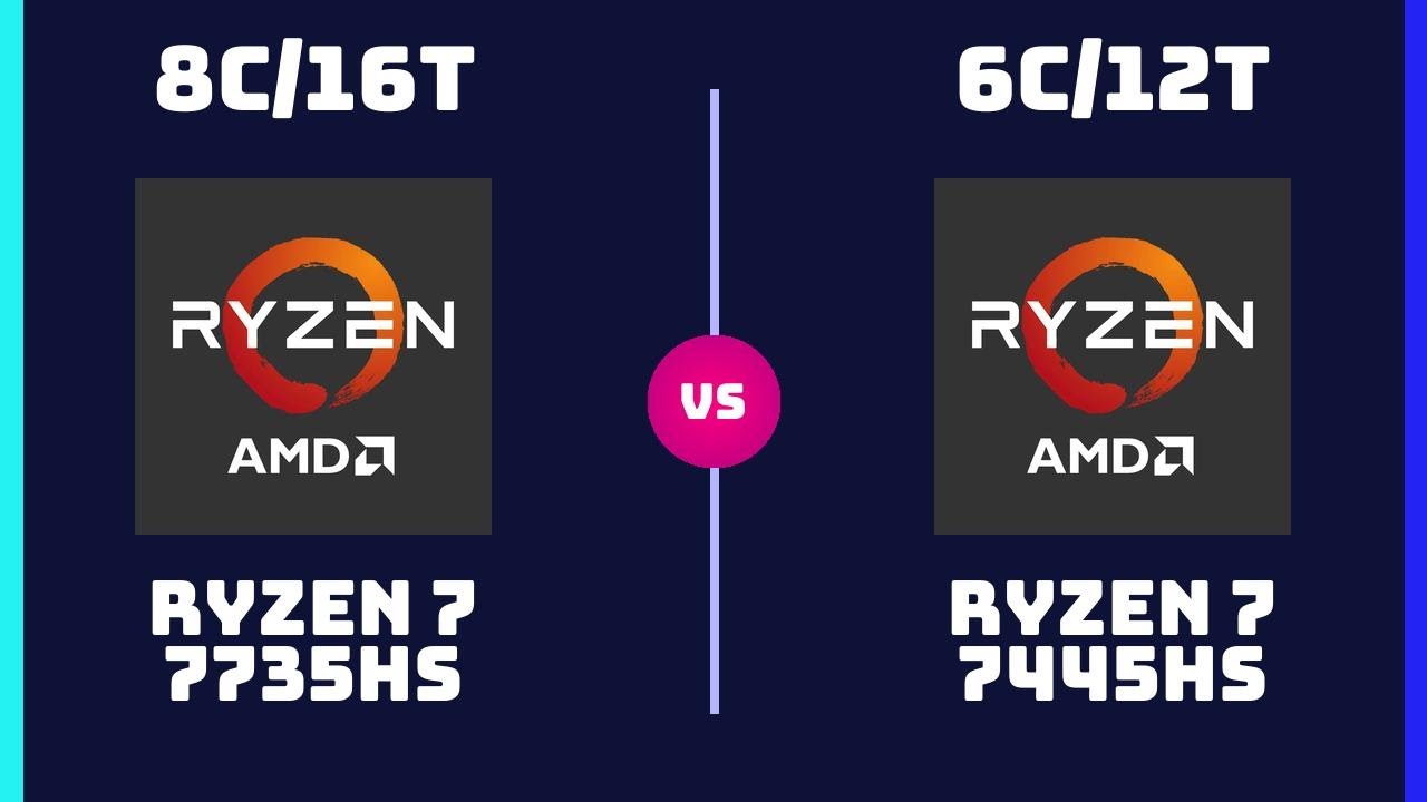 AMD Ryzen 7 7735HS vs AMD Ryzen 7 7445HS &ndash; CPU Comparison | What's The Difference?