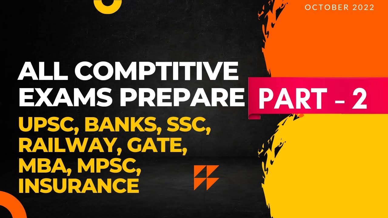 Compititive exam :Free video of UPSC, Railway,  Gate, MBA, MPSC, INSURANCE and other current affairs