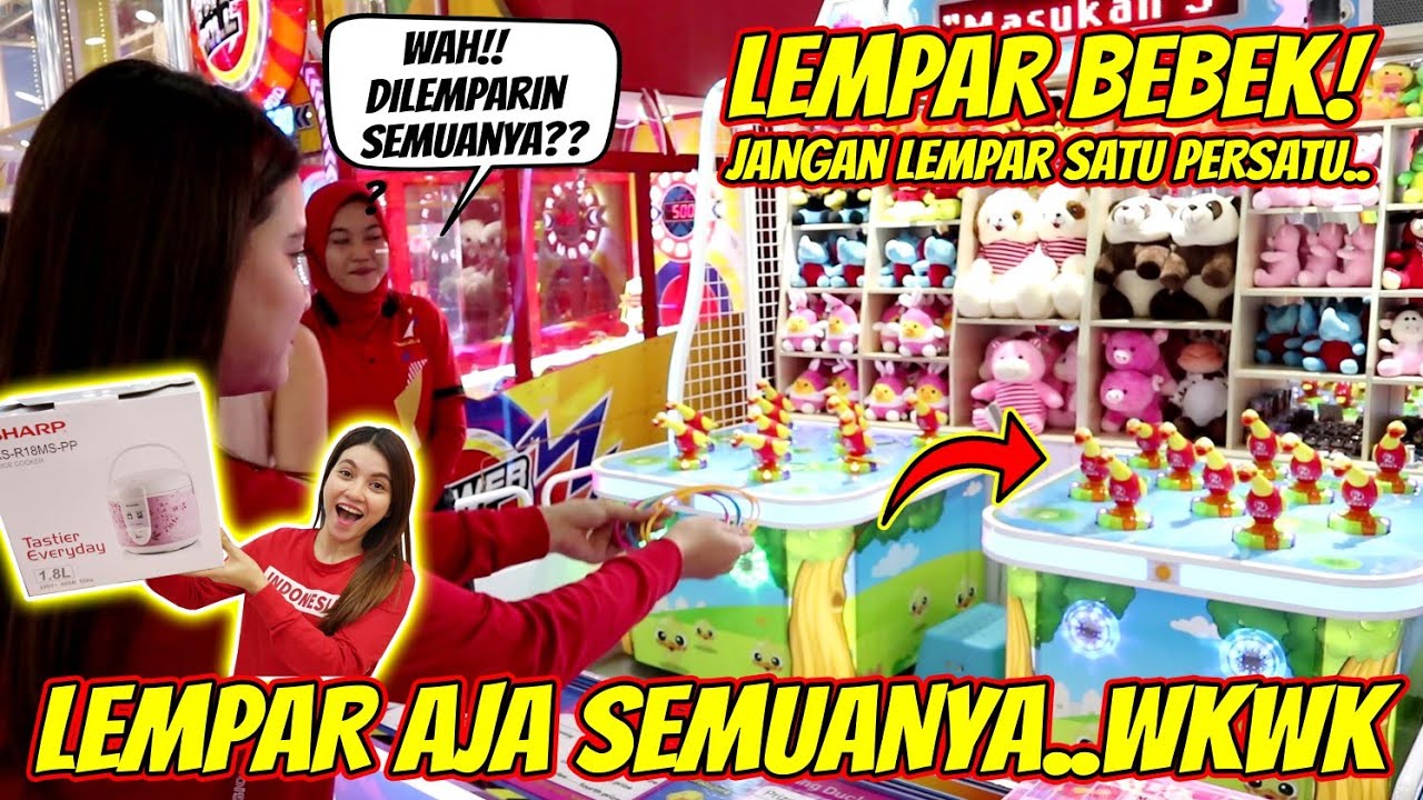 Main Lempar Bebek di Timezone!! Hadiahnya Gak Nyangka..