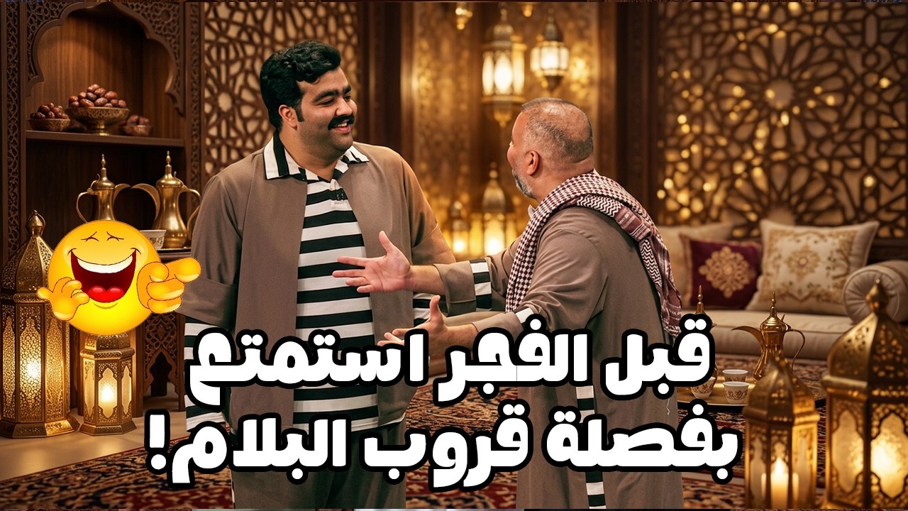 قبل الفجر… استمتع بفصلة قروب البلام! 😂