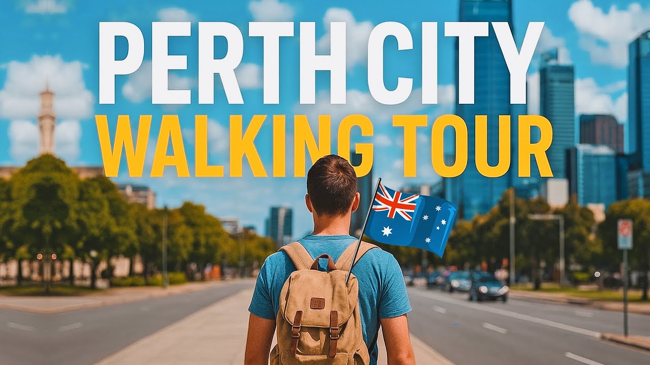 PERTH CITY WALKING TOUR | WESTERN AUSTRALIA 🇦🇺 [4K]