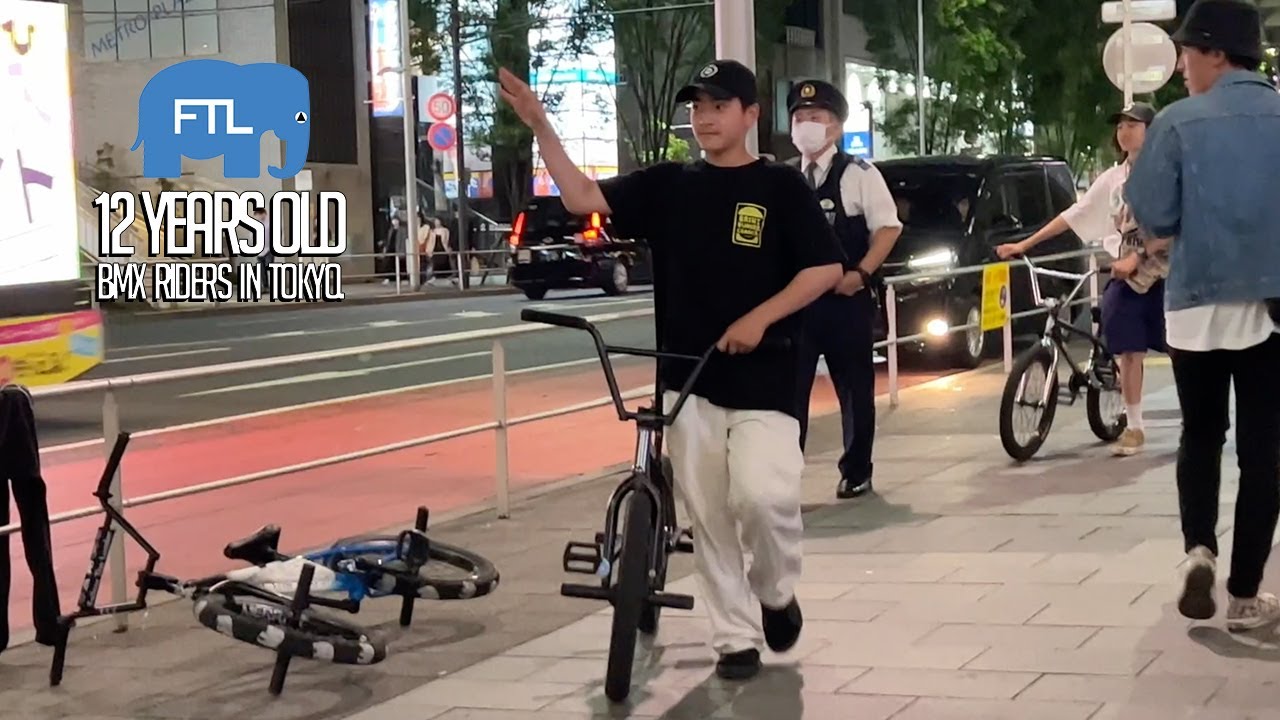 12YO BMX STREET RIDERS IN TOKYO ! ( SO MUCH STYLE )