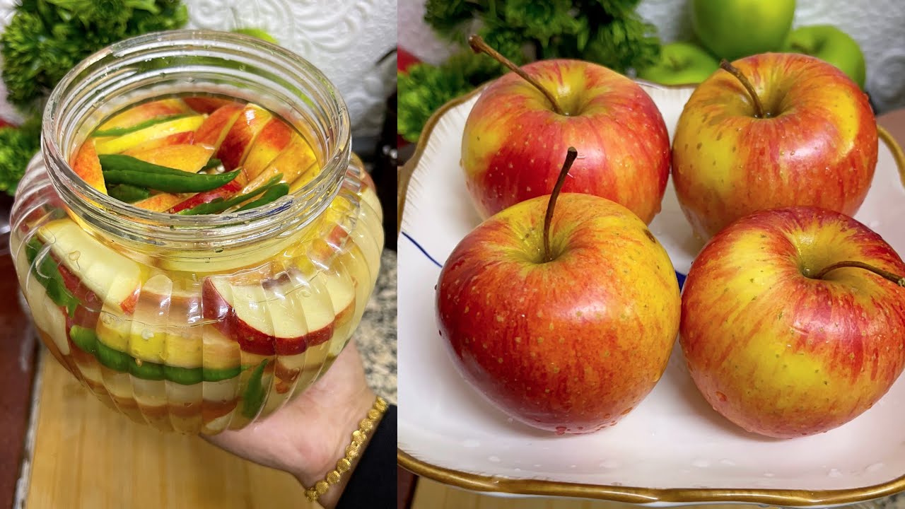 ഇപ്പോൾ viral ആയ ആപ്പിൾ ഉപ്പിലിട്ടാലോ 💫Trending Apple Uppilittath 👌
