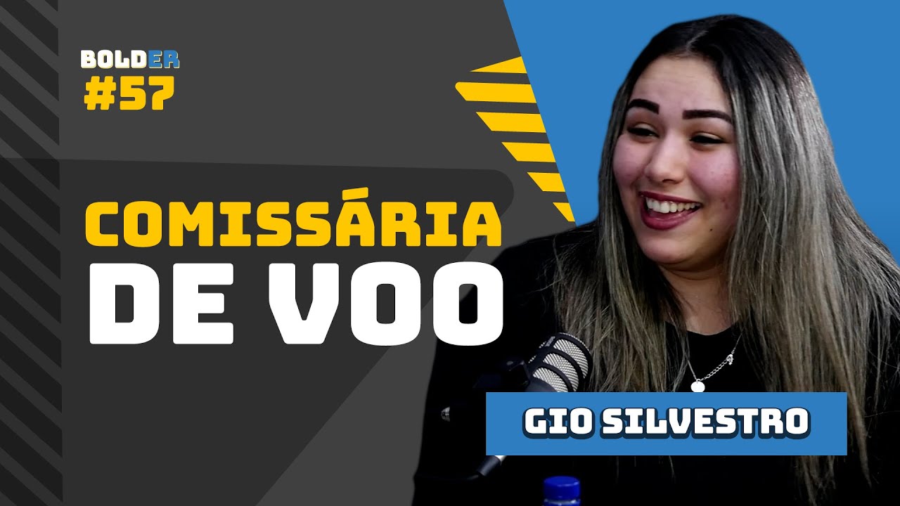 COMISSÁRIA de VOO na RYANAIR em Dublin - Gio Silvestro | Bolder Podcast 57