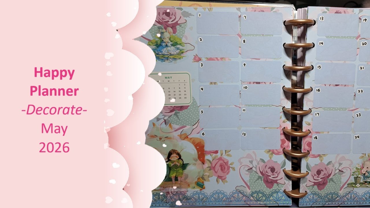 Happy Planner - Decorate for May 2026