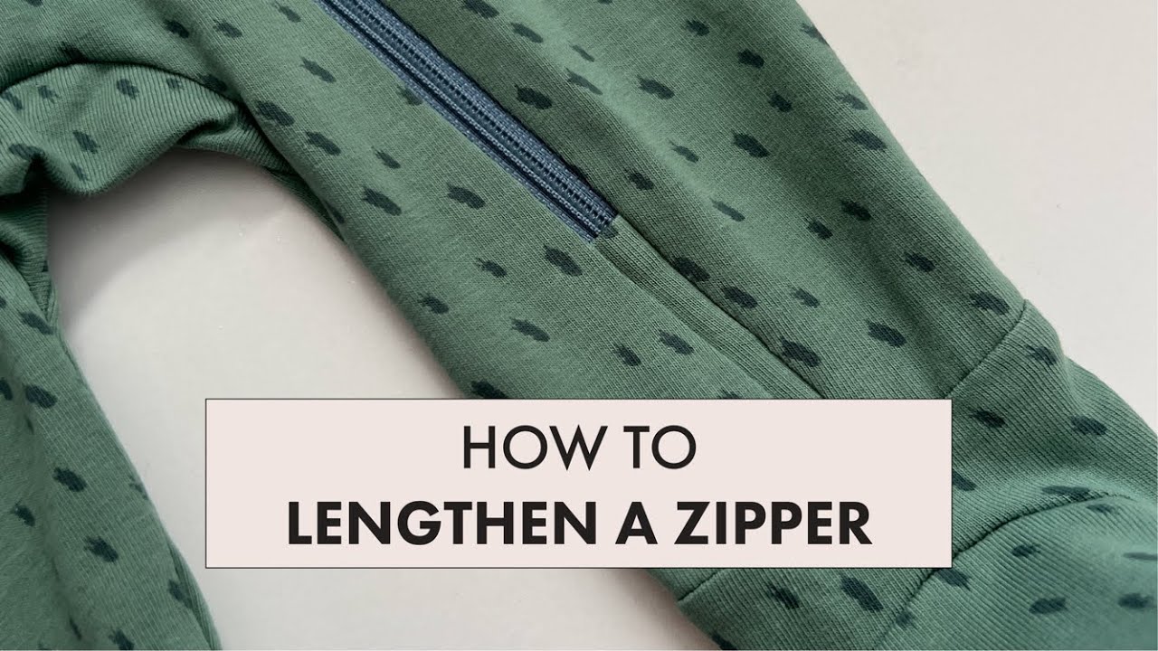 Extend A Short Zipper: Sew-Along