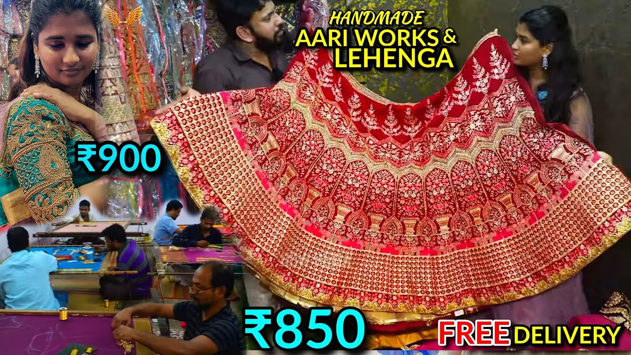 BRIDAL Legenha & AARI Blouse  || FREE Stiching & Delivery