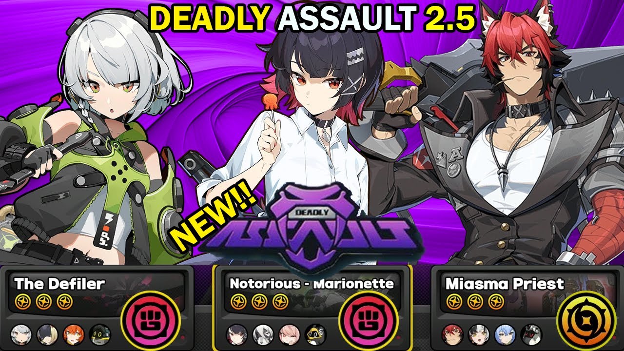NEW Deadly Assault! | Anby, Ellen & Manato! | 9 Star Clear | Zenless Zone Zero ZZZ 2.5【ゼンゼロ】