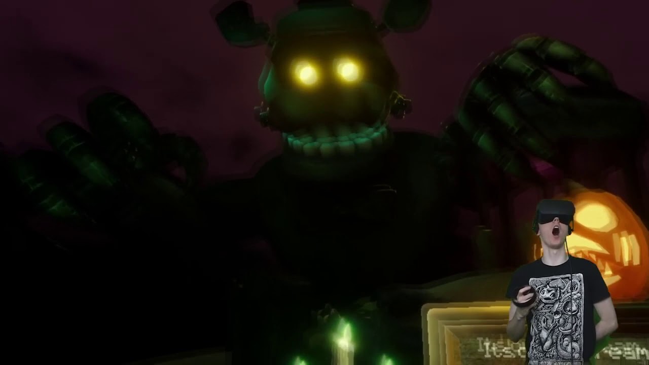 (Halloween Special) FNaF VR Help Wanted - Curse Of DreadBear - Sparta Halloween V2 Remix