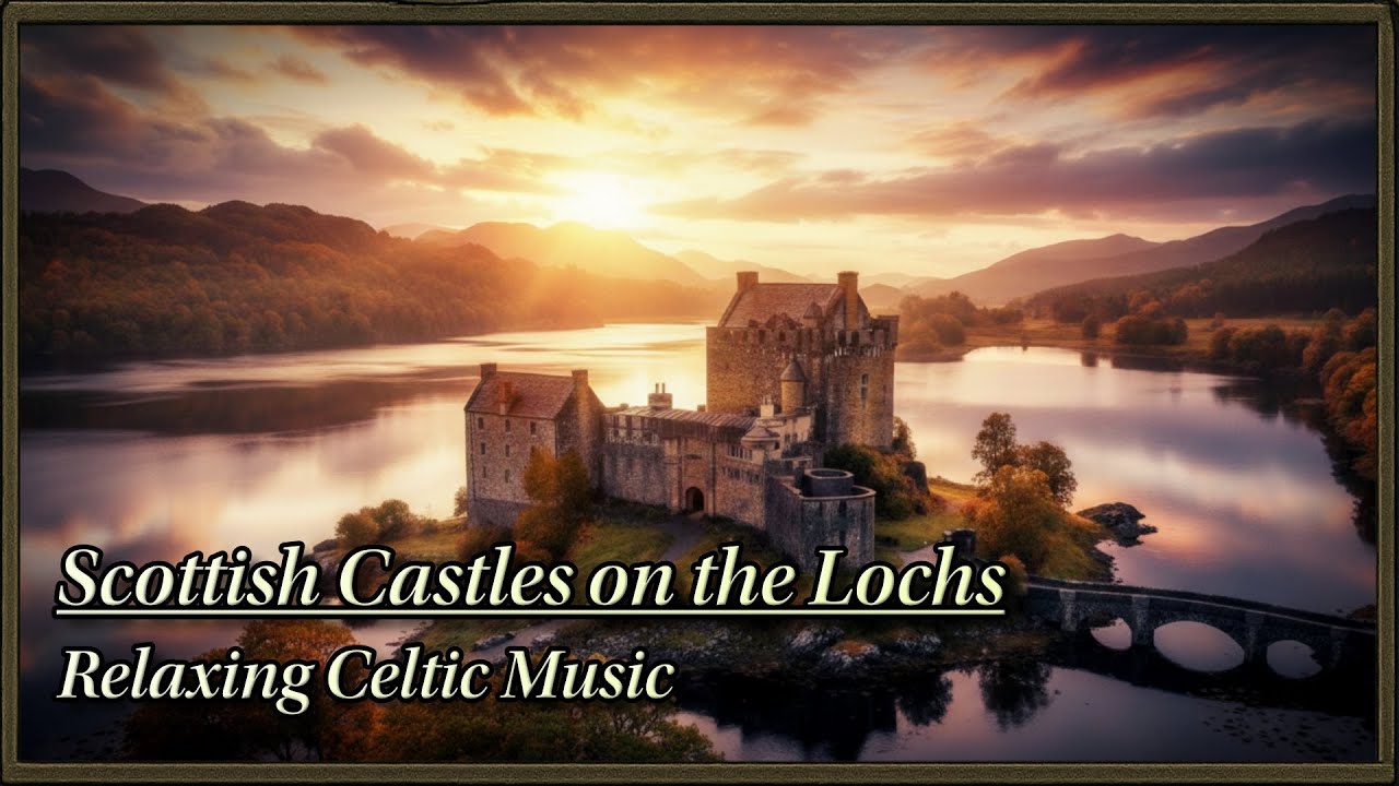 Scottish Castles on the Lochs | Relaxing Celtic Music