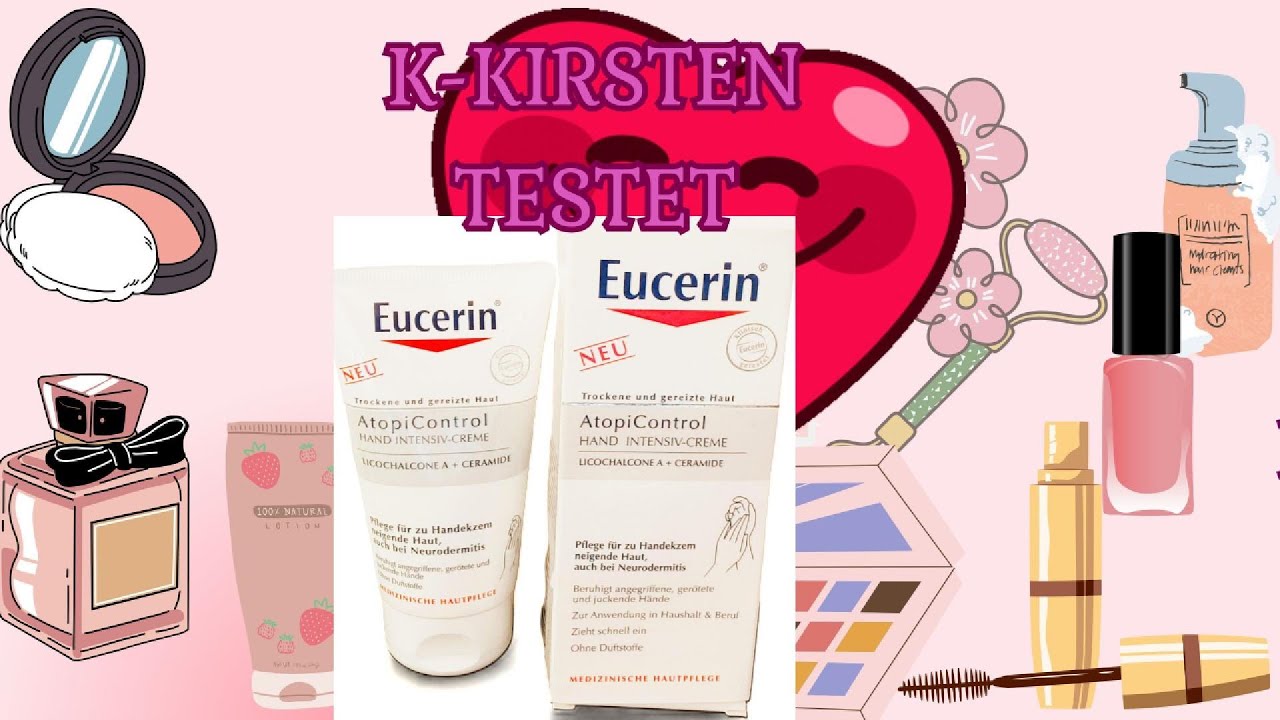 Eucerin AtopiControl Hand Intensiv-Creme bei Handekzem 💛💖❣️ #eucerin #skincare #ekzem #neurodermitis