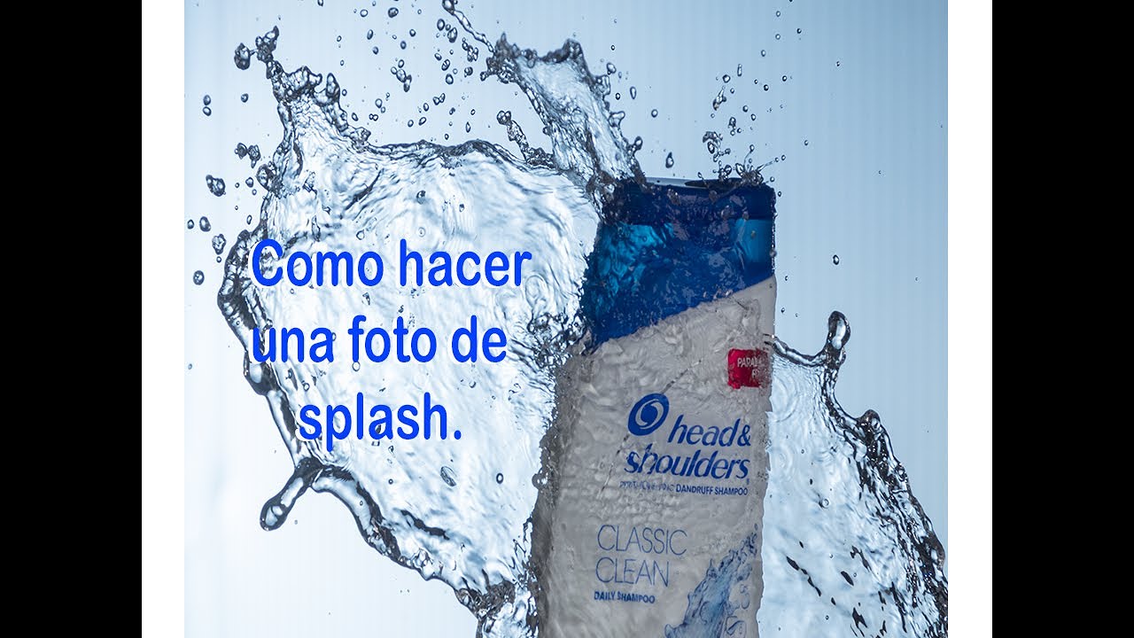Como hacer una foto de Splash