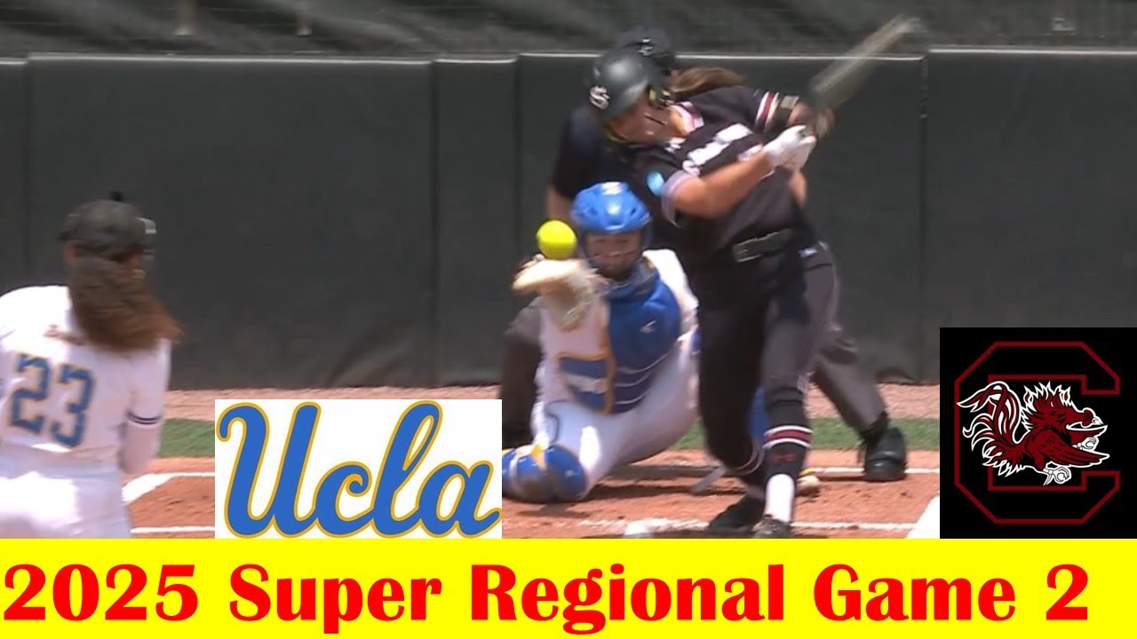 #9 UCLA vs #8 South Carolina Softball Highlights, 2025 NCAA Super Regional Site 8 Game 2