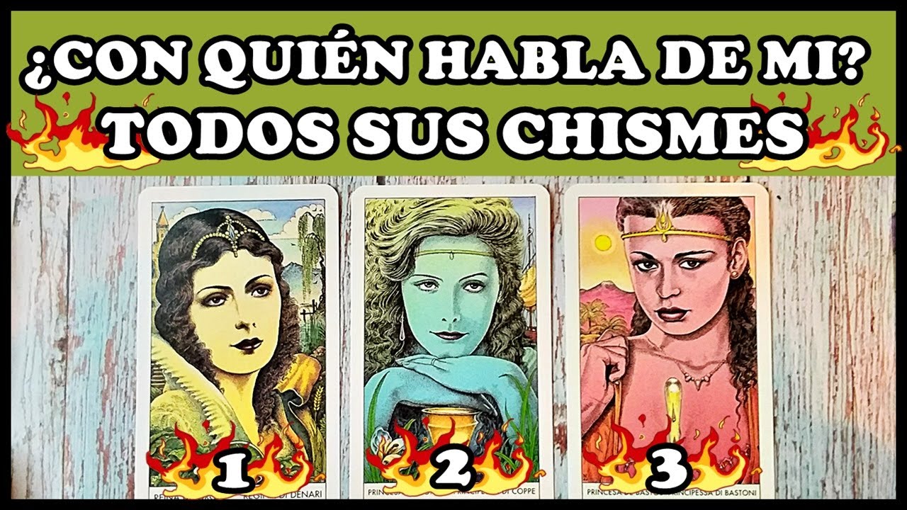 ¿CON QUIÉN HABLA DE MI? 🗣️ ¿QUÉ LE DICE? 💭 Tarot Interactivo Hoy 🔮
