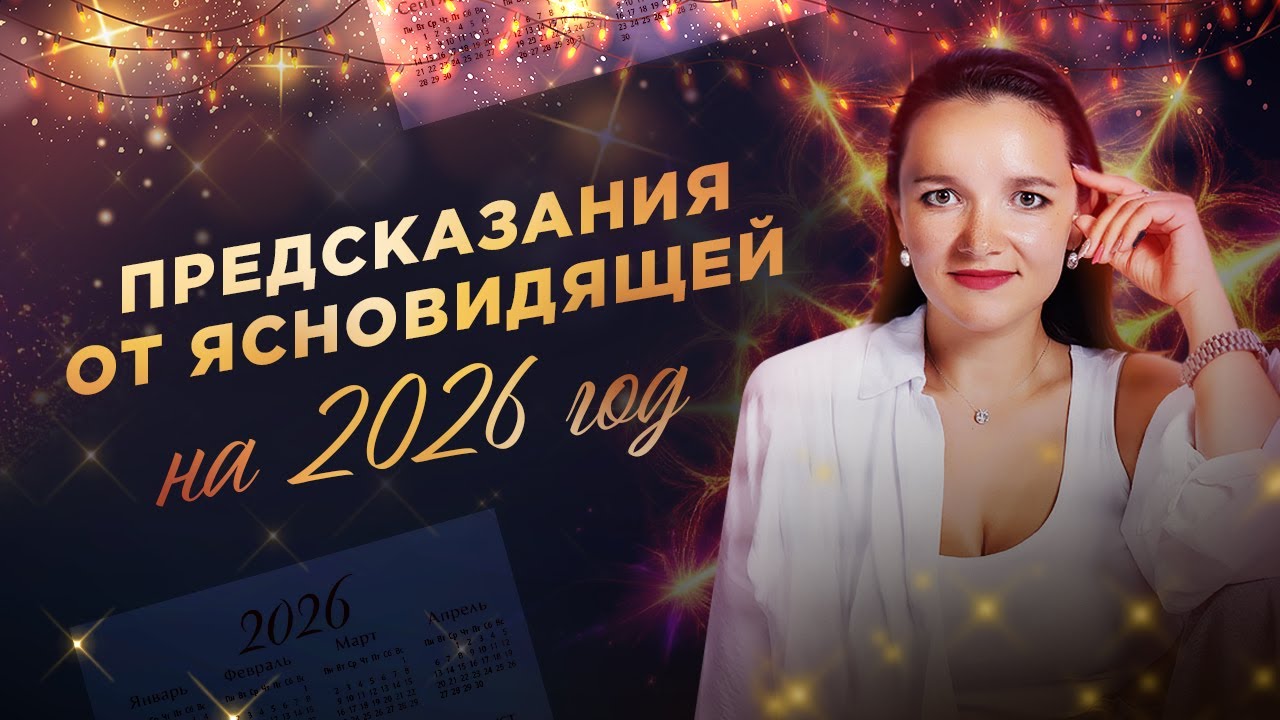 ЭТО ЖДЁТ НАС В 2026 ГОДУ. Закрытие границ. Приход инопланетян. Предсказания от ЯСНОВИДЯЩЕЙ.