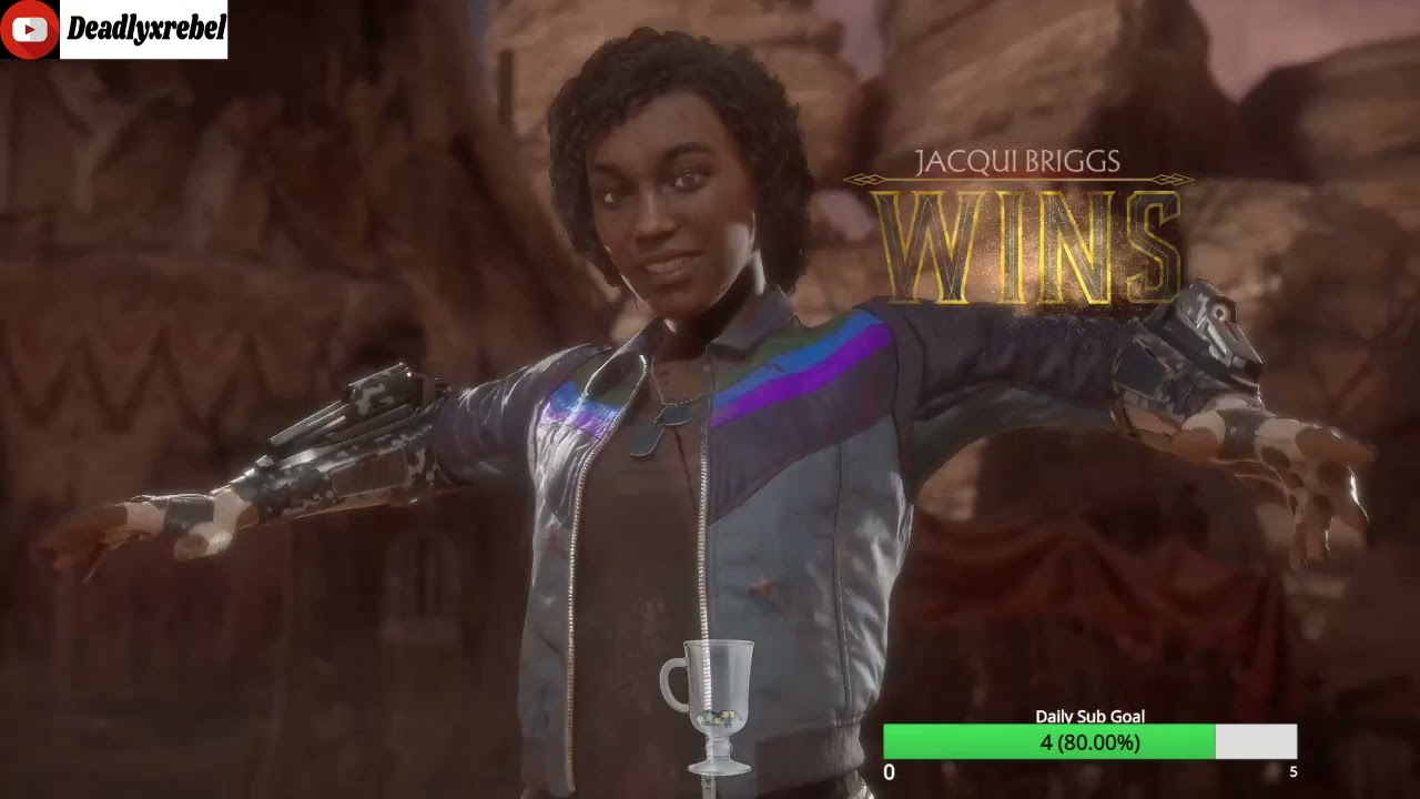 Fighting the BEST Jacqui in MK11