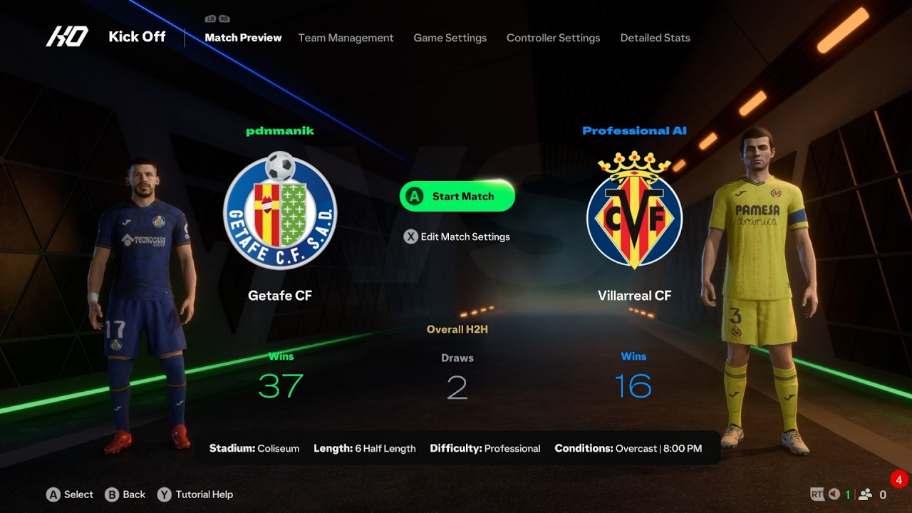 Getafe vs villarreal - Full Match | LALIGA 25/26 - Gameplay