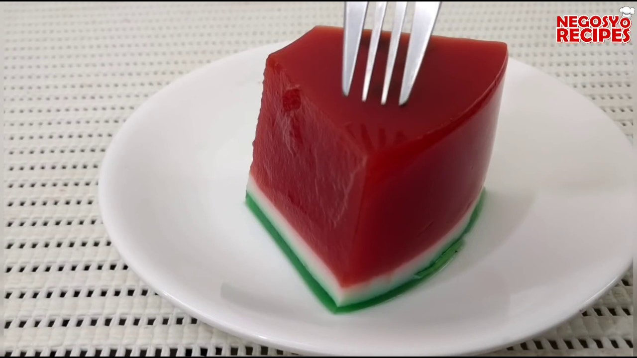 Watermelon Jelly DIY Dessert