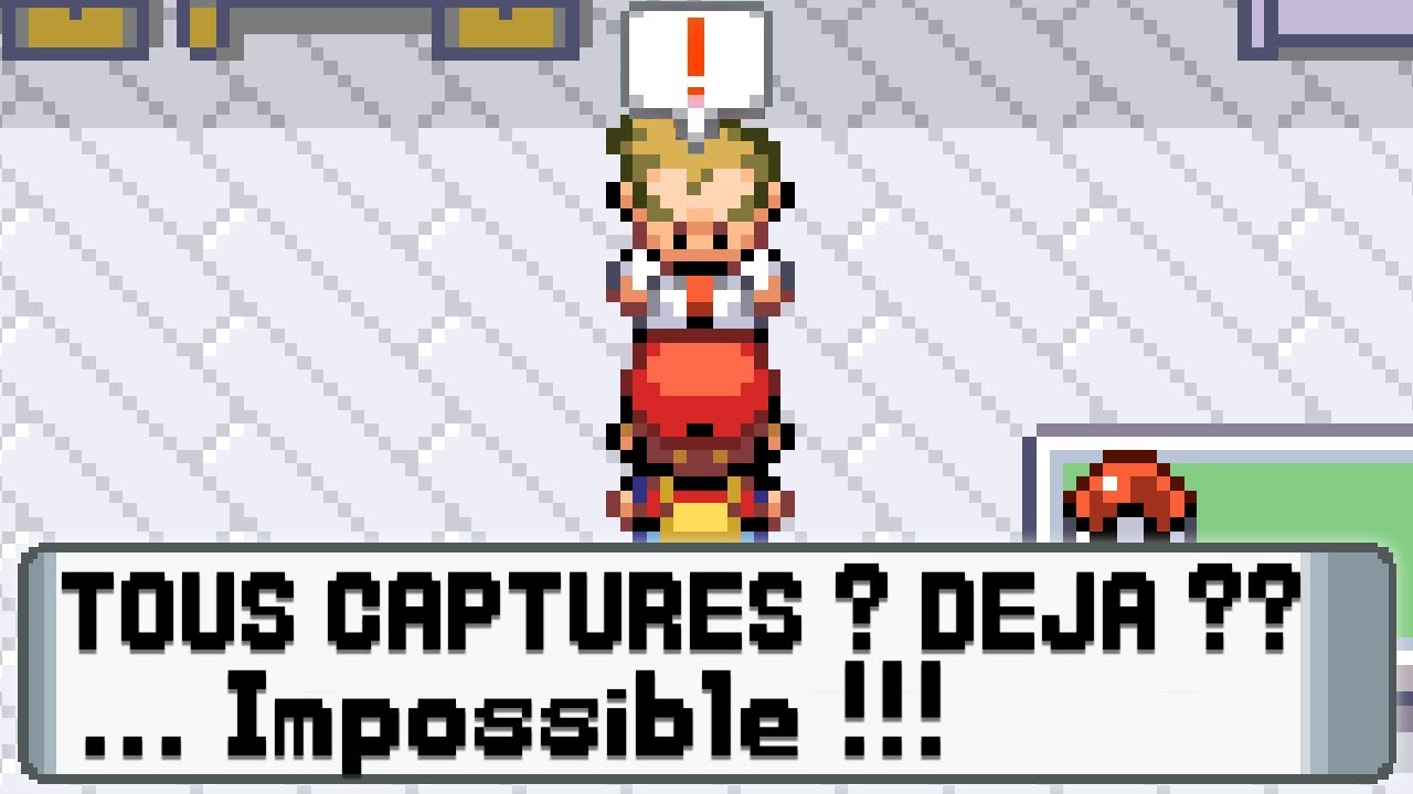 J'ai capturé TOUS les Pokemons de Rouge Feu en 24h