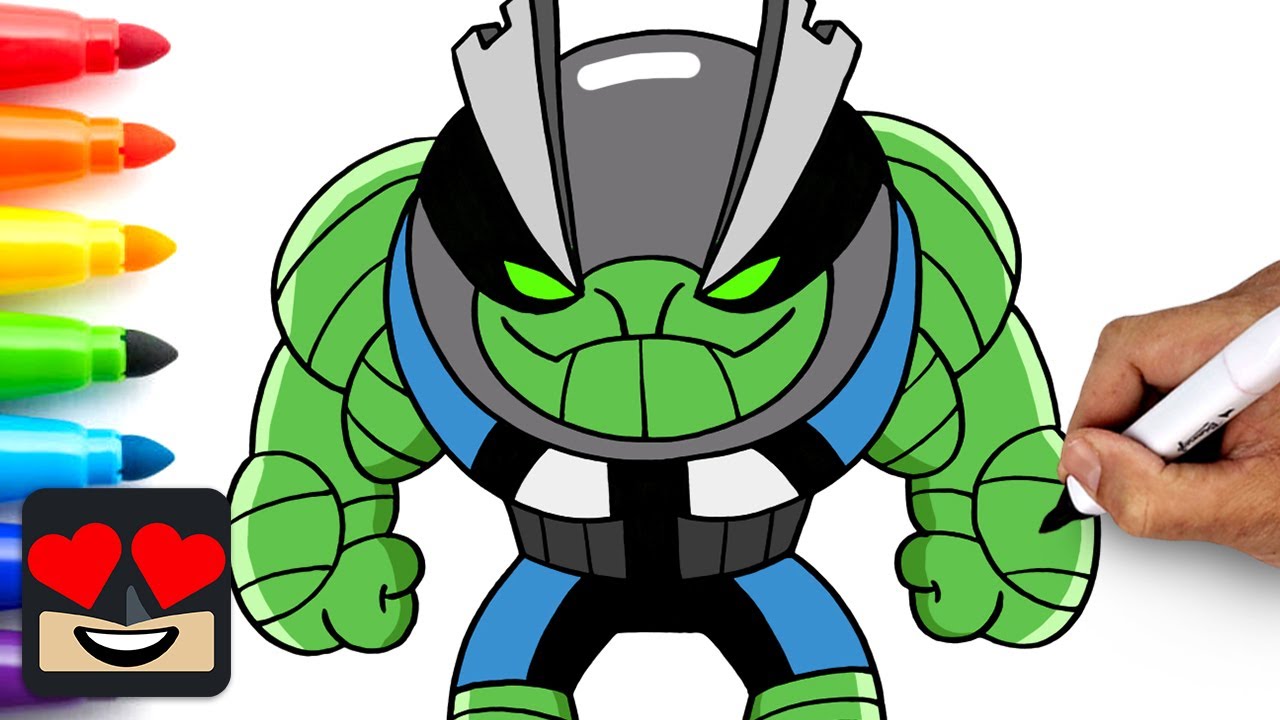 How To Draw Slapback | Ben 10