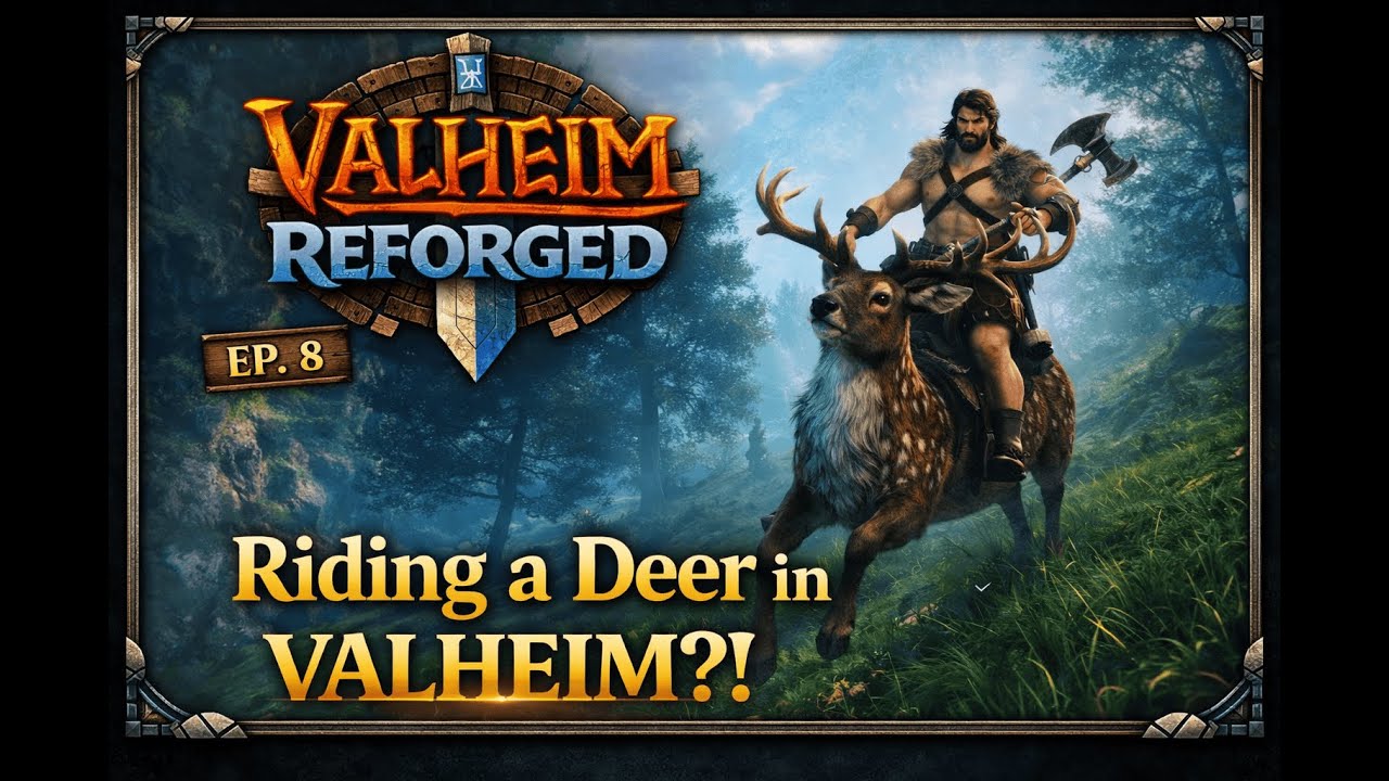 Taming a DEER in VALHEIM?! (Total Overhaul Modpack) Ep. 8