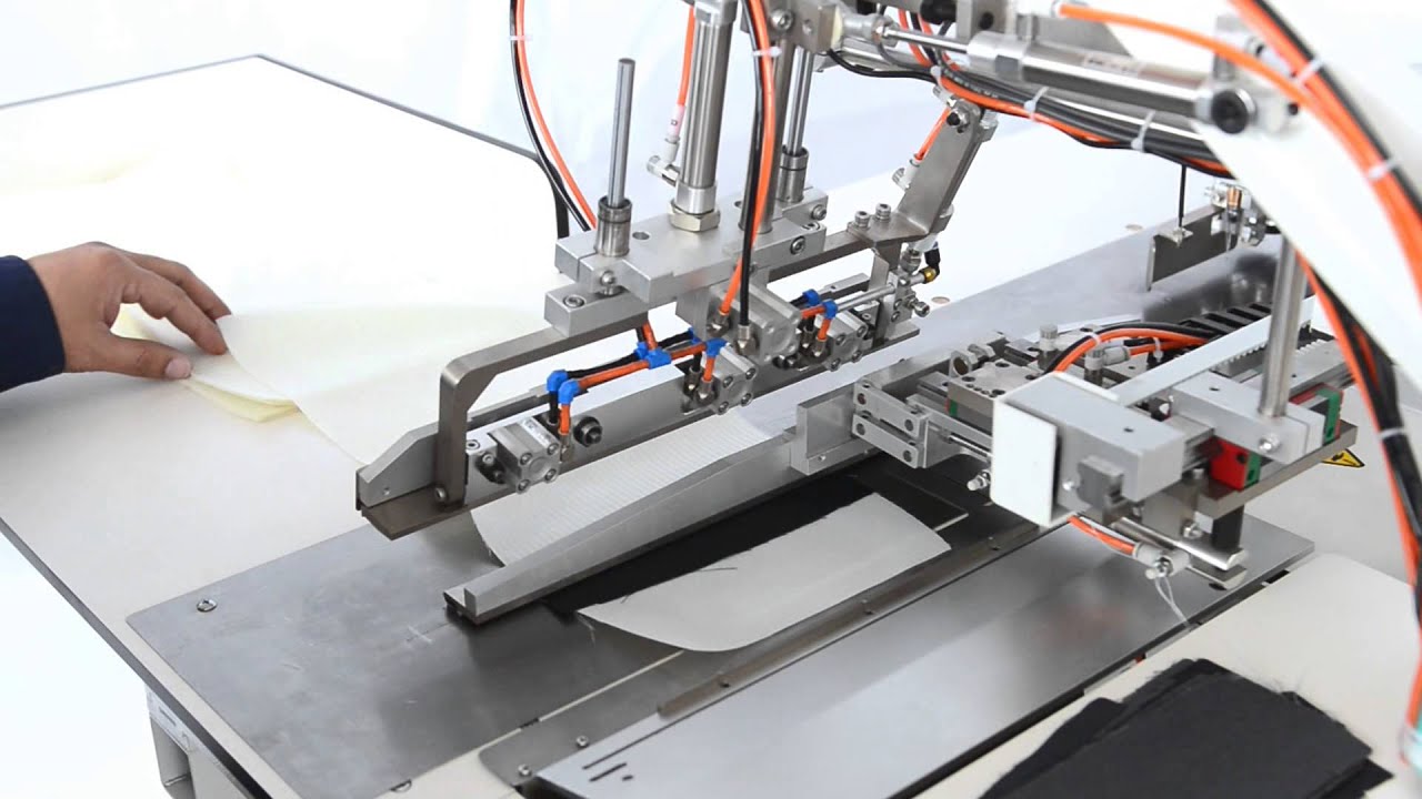 WEISHI Automatic Pocket Facing Stitch Machine for making and sewing clothing in garment factory
