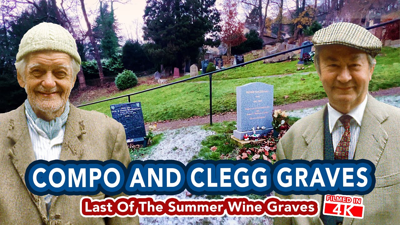 Compo and Clegg | Last Of The Summer Wine Graves of Bill Owen and Peter Sallis in Holmfirth