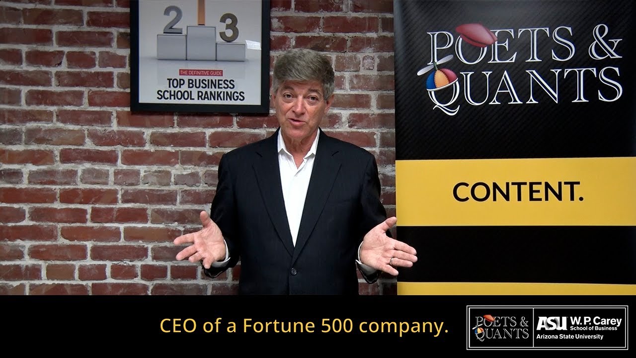 Poets&Quants Unplugged: ASU's W. P. Carey School Of Business In 60 Seconds