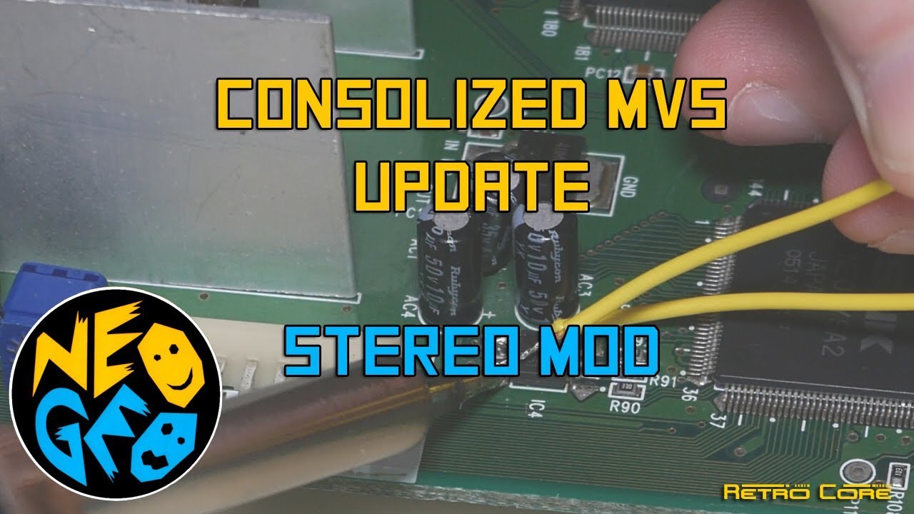 UPDATED - Consolized Neo Geo MVS - Mod time! 4K