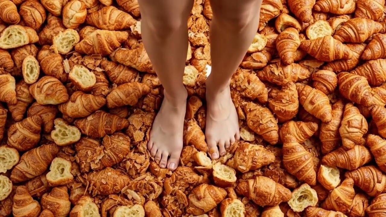 Bread Crushing ASMR #AI #AIASMR #ASMR #CrunchySounds #BreadASMR