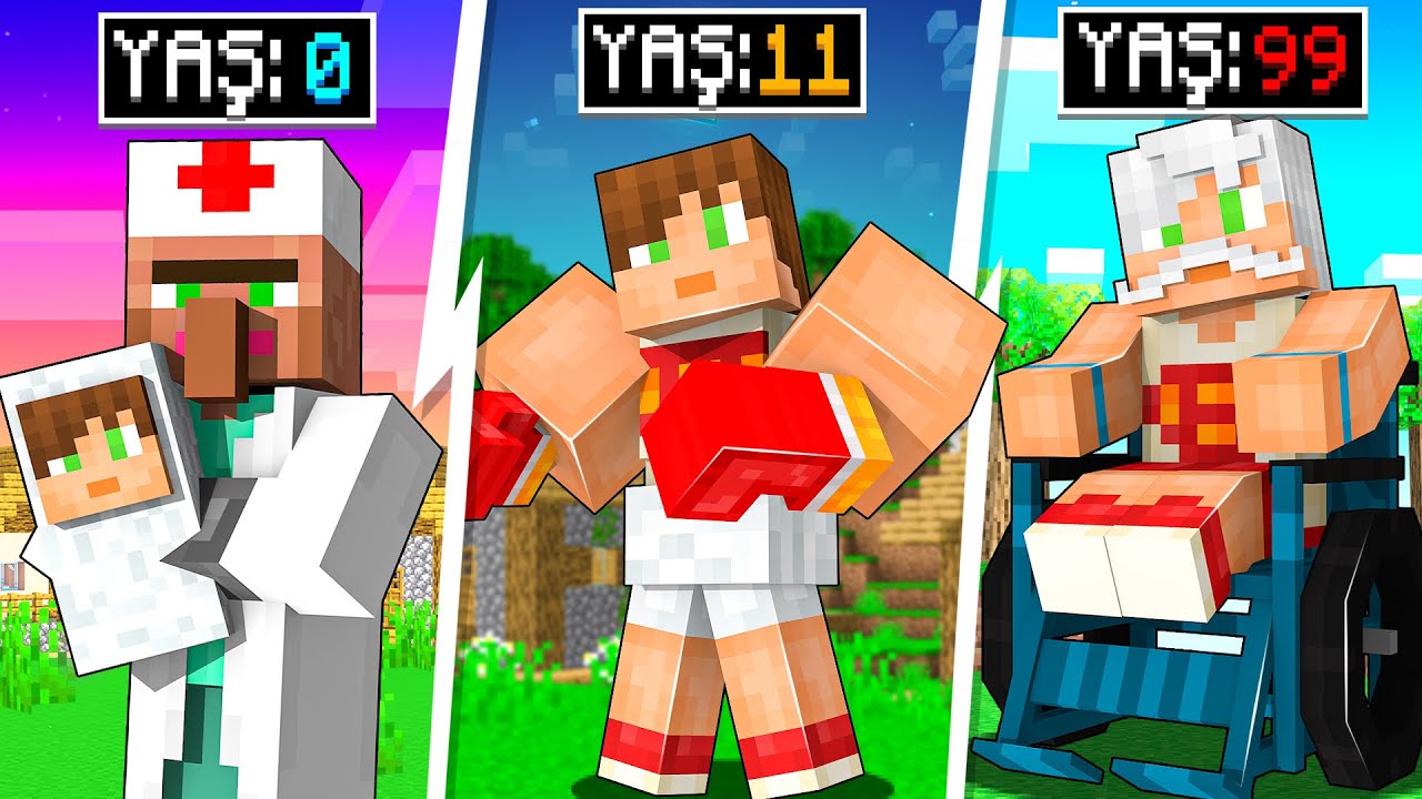 minecraft ama BEBEK olarak oynadım